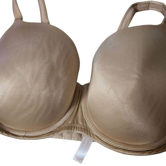 Cacique Tan Underwire Push Up Bra Size 40DD - Picture 2 of 6